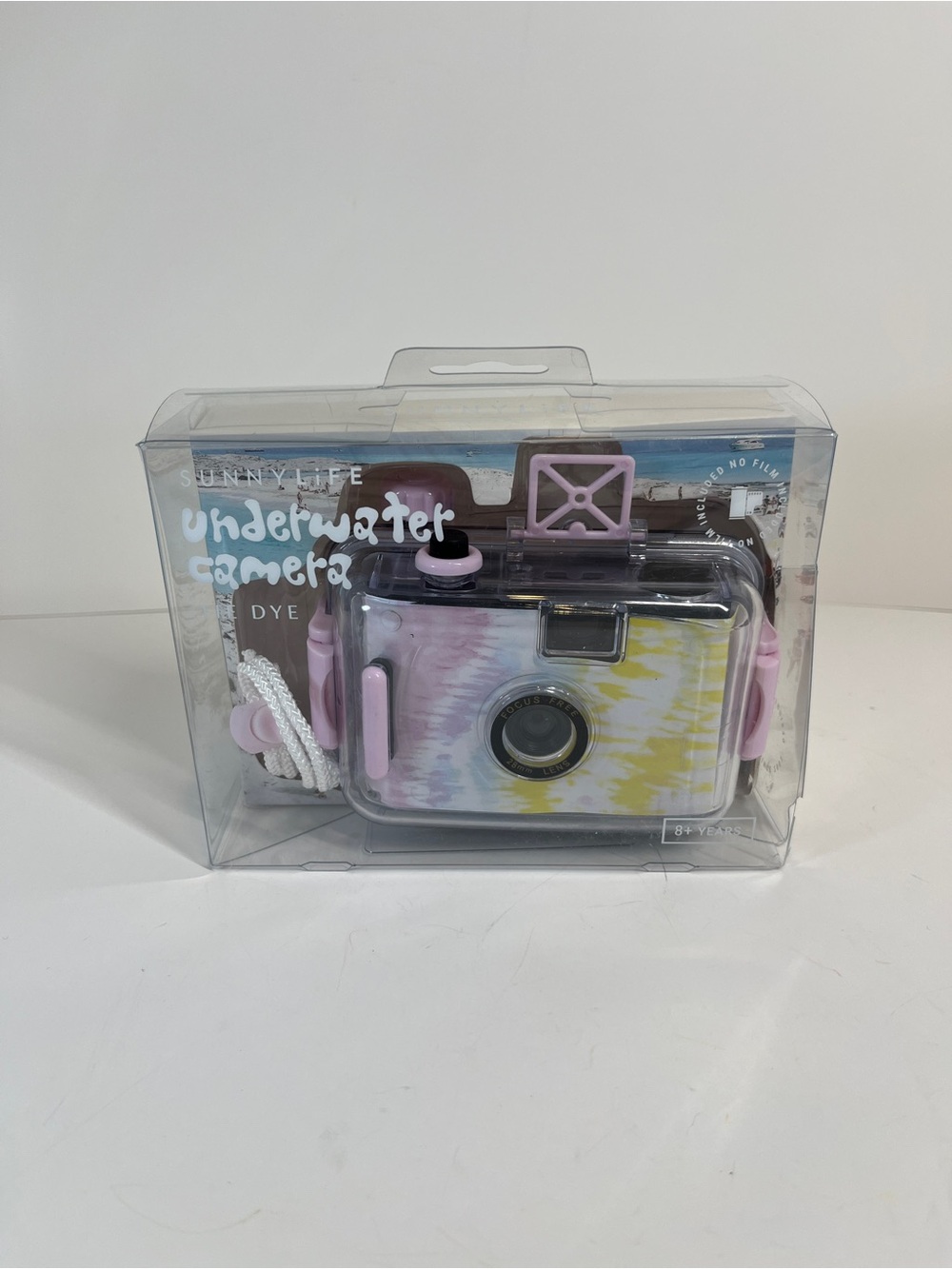 Sunnylife Underwater 35mm Camera Tie Dye Pink Yellow Brand New No Film Included